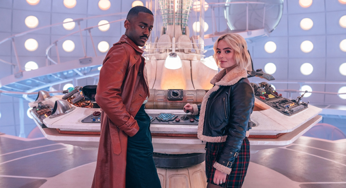 Ncuti Gatwa and Millie Gibson as The Doctor and Ruby Sunday in Doctor Who (2024)