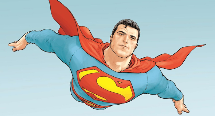 Superman as drawn by Frank Quitely