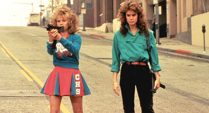 Kelli Maroney and Catherine Mary Stewart in Night of the Comet (1984)